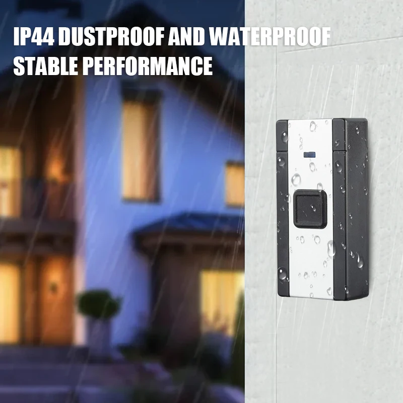 Eu uk us plug security 36 music ring bell wireless doorbell waterproof smart door bell chime