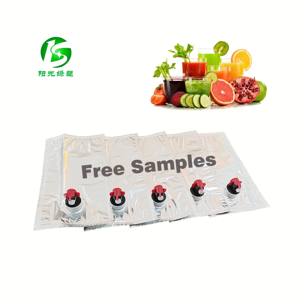 1.5L-220L Cubitainer Liquid Packaging Bag in Box for Wine Juice Coffee Water