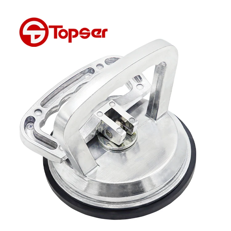 Hand Tools Aluminum Alloy Silvery Suction Cup 50KG Adsorption Glass Lifting Glass Vacuum Suction Cup