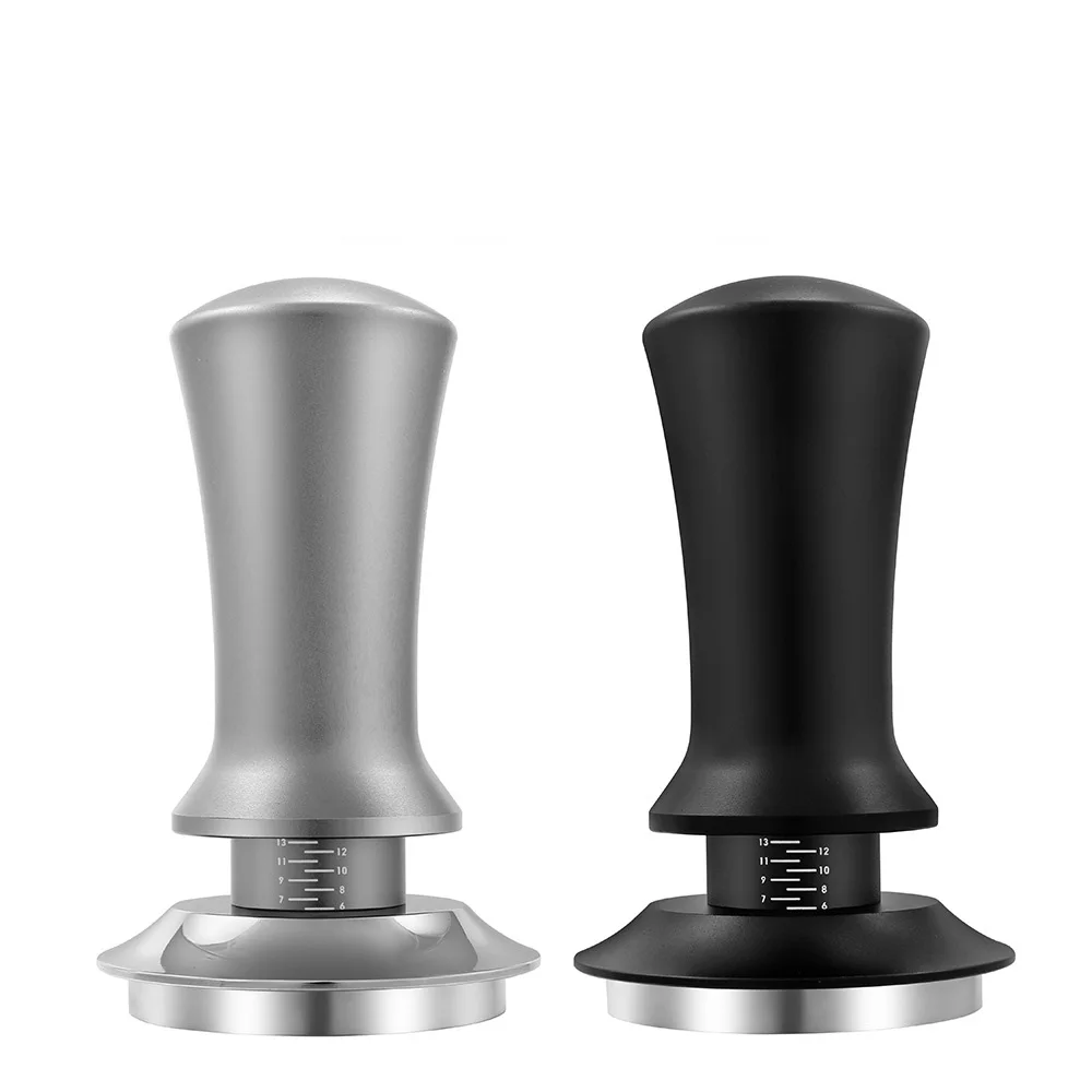 Espresso Coffee Tamper Sliver /Black 51mm /53mm /58mm Stainless Steel Coffee Tamper with Scale