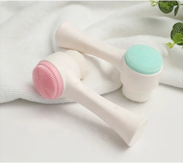 
Face Silicone Private Label Deep Pore Massager Massage Skin Custom Facial Cleansing Brush 