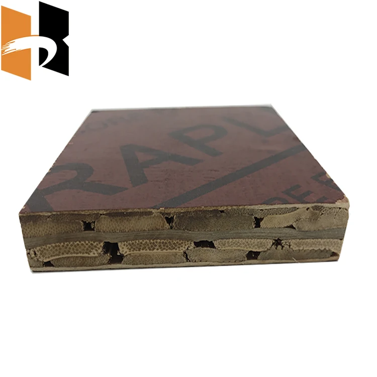 18mm Bamboo Film Faced Construction Material Bridge Bamboo Wood Plywood Sheet