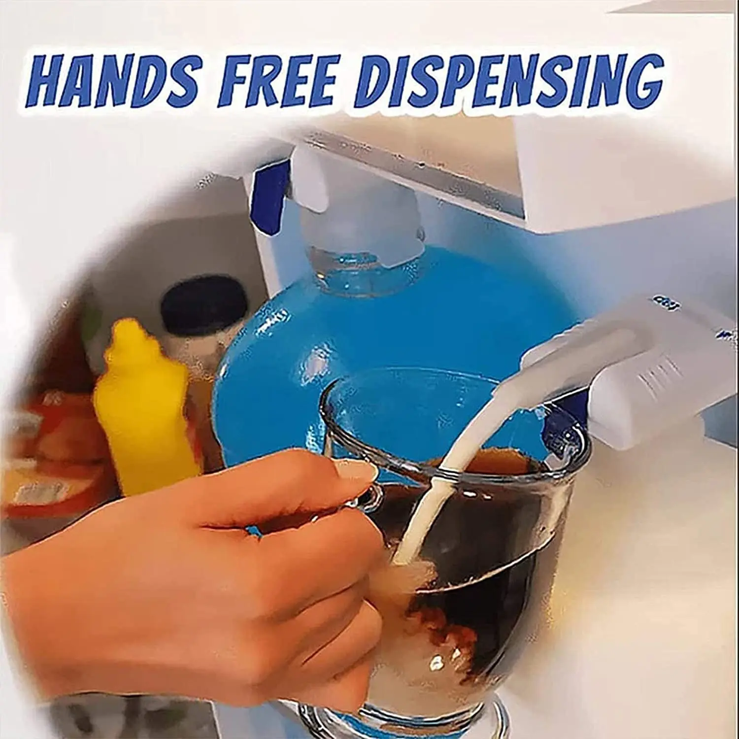 Amazon hot sale gallon magic electric drink tap electronic milk jug beverage dispenser