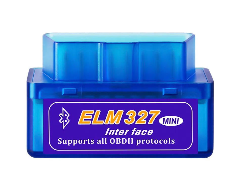 Wholesale Mini Portable ELM327 V2. 1 OBD 2 II Diagnostic Vehicle Interface Scanner WiFi Link Blue Advanced ABS Diagnostic Tool