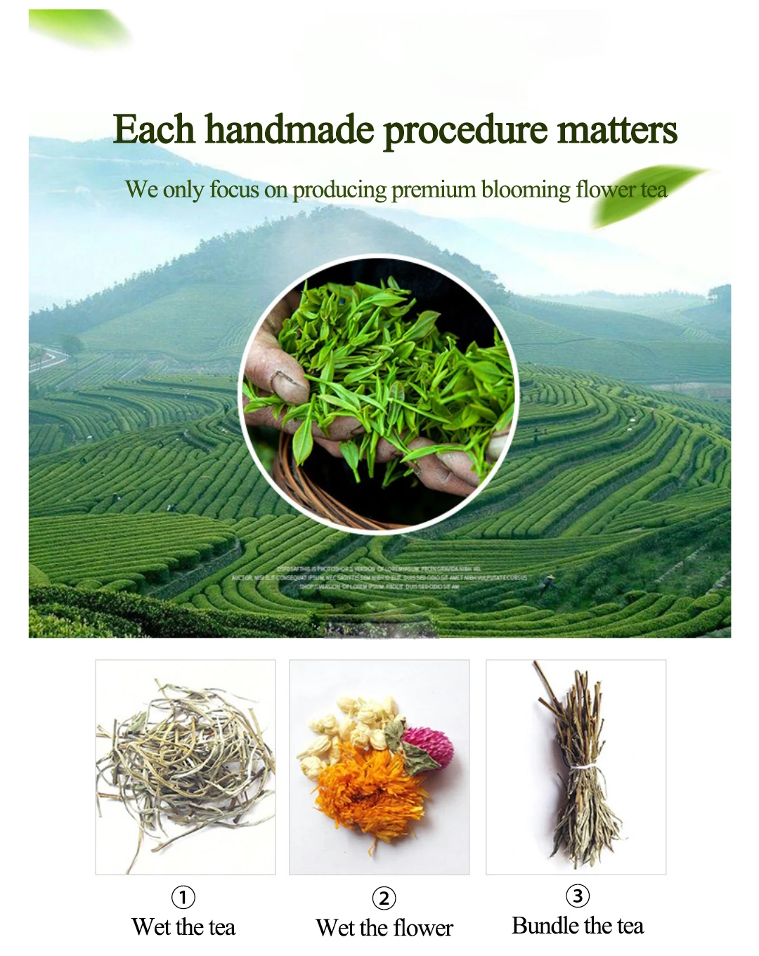 Здоровые, независимая гигиеническая упаковка, художественные чайные шарики ручной работы с цветами для женщин, детоксикация по разумной цене