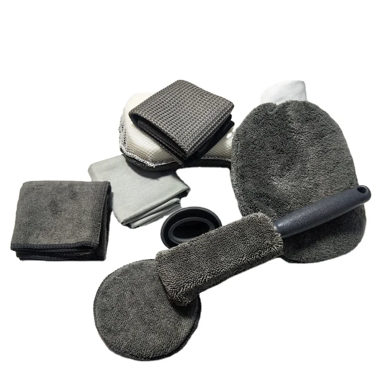 Набор для чистки автомобиля, комбинация для дешевой чистки автомобиля, набор инструментов для мытья автомобиля