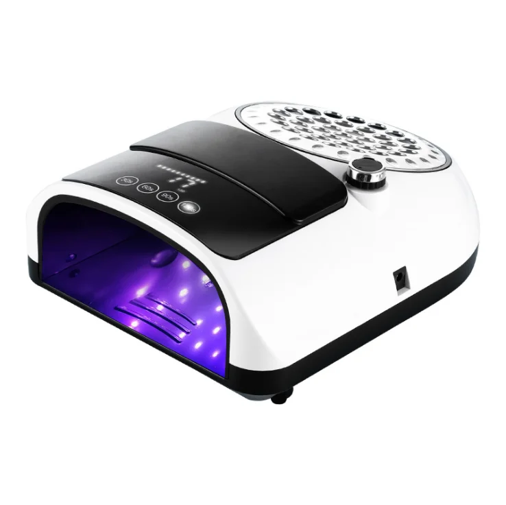 186W Nail Dryer Double Hands UV Lamp Gel White Led Light Power Timer