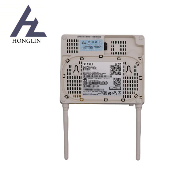 Hot sale products HS8145C Fiber Onu Gpon Router 1GE + 3FE + 1TEL + USB + Wifi Echolife HS8145C terminal