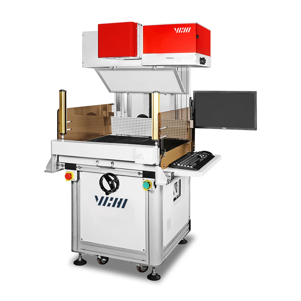 Стандартный сканирующий гальванический визуальный позиционирование лазерной резки Galvo для бесшовной обработки