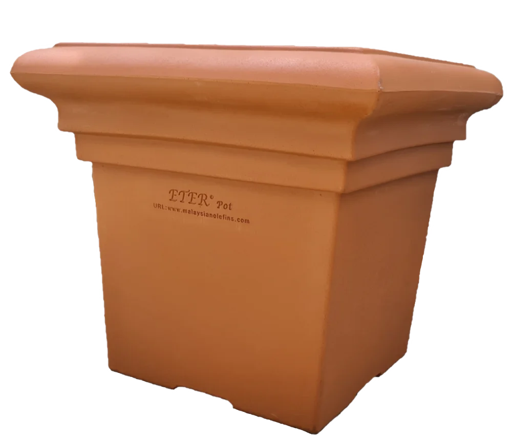 Лучший продавец комнатный наружный ландшафт Садоводство OEM Eter детский ПЭ садовый горшок маленькие квадратные цветочные горшки VS2050