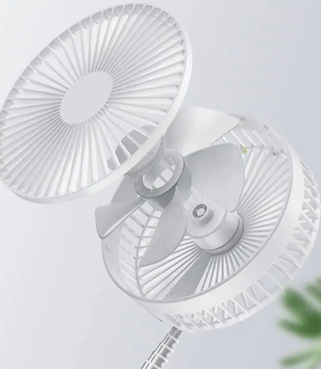 High Quality Telescopic Folding Fan Rechargeable USB Charging Foldable Stand Fan for Office Home