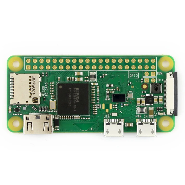Макетный комплект Raspberry Pi Zero W (встроенный Wi-Fi), тип E, карта Micro SD, адаптер питания, электронная бумага 2,13 дюйма