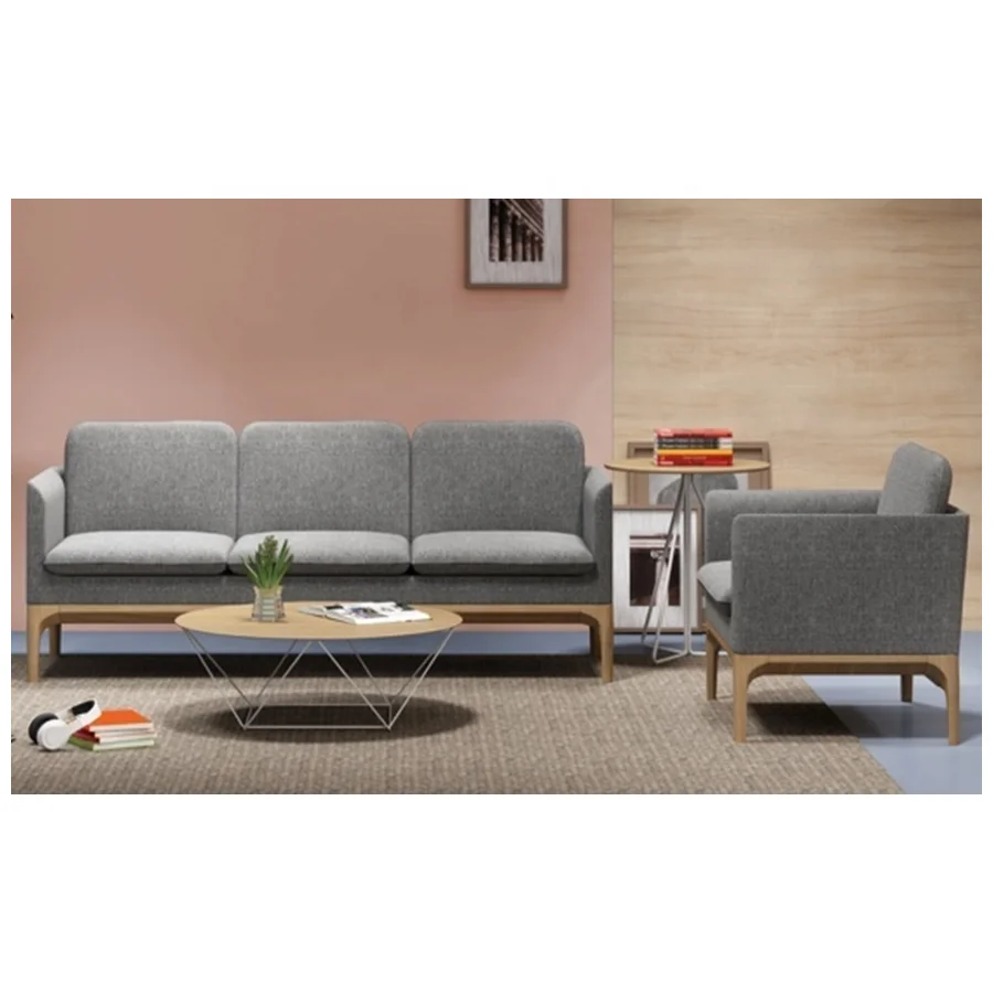 Office furniture hot sale modern style fabric upholstery seating office sofa