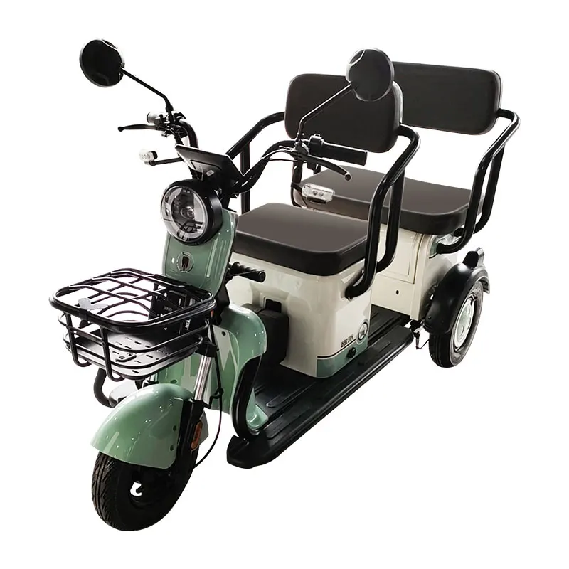 Bajaj Tuk Brazilian Motorcycles 3 Adults Tricycle With Passenger Seat 500w Electric Tricycles Three Wheel Scooter