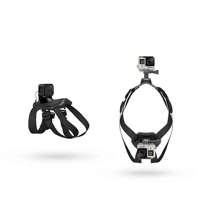Professional Camera go pro pet dog Chest Strap with dual Mount for GoPro 4/3+/3/2/1