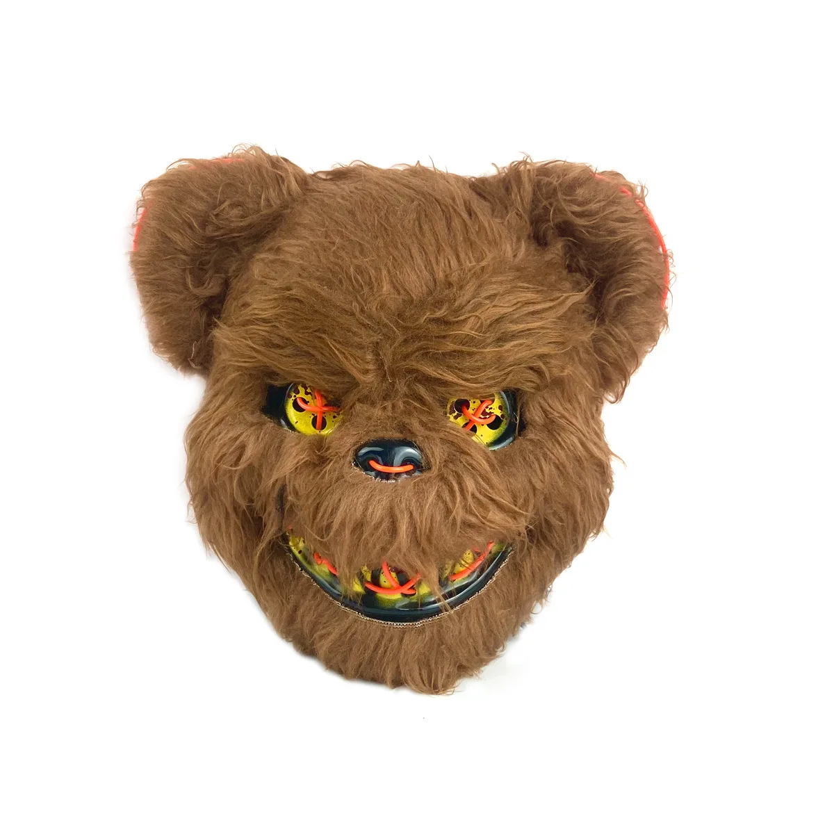 New Scary Carnival Costume Party Mask Festival Cosplay Halloween Horror Blood Rabbit Bear Led Mask