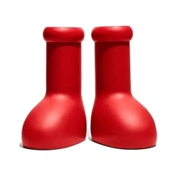 2023 New Design Latest  Red boots Wholesale Sneaker Mid-Leg Boots Custom Wave Body Big Red Boots