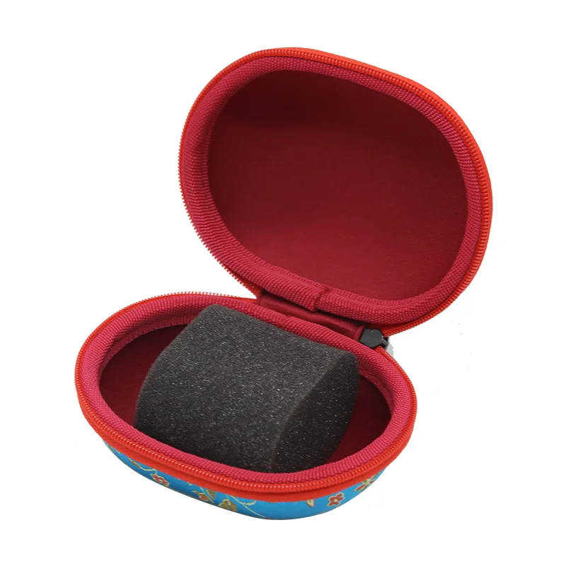 Custom Waterproof EVA Case Travel Watch Packaging Bag Zip Cutting Tray EVA Watch Case Box Round Small Case For Watch