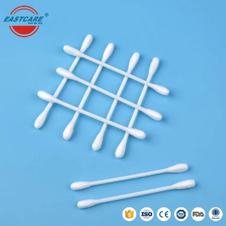 Assured oral pointed 3 inch swab 1000 cotton swabs 100piece