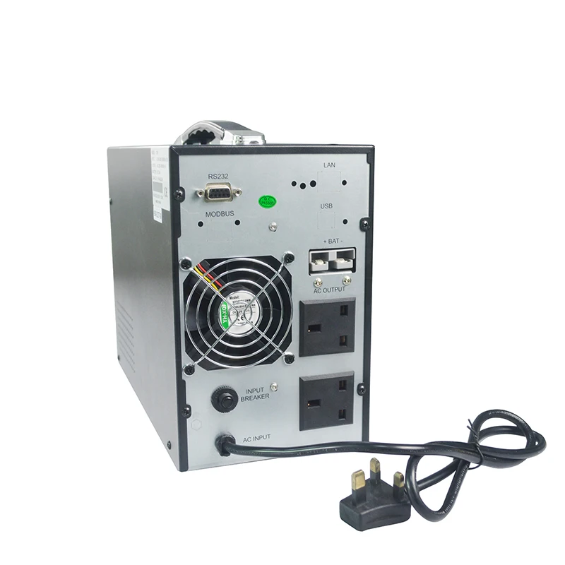 Great Quality Uninterrupted Power Supply 1kVA 800W UPS with LCD Display for Emergency Back up Power Supply