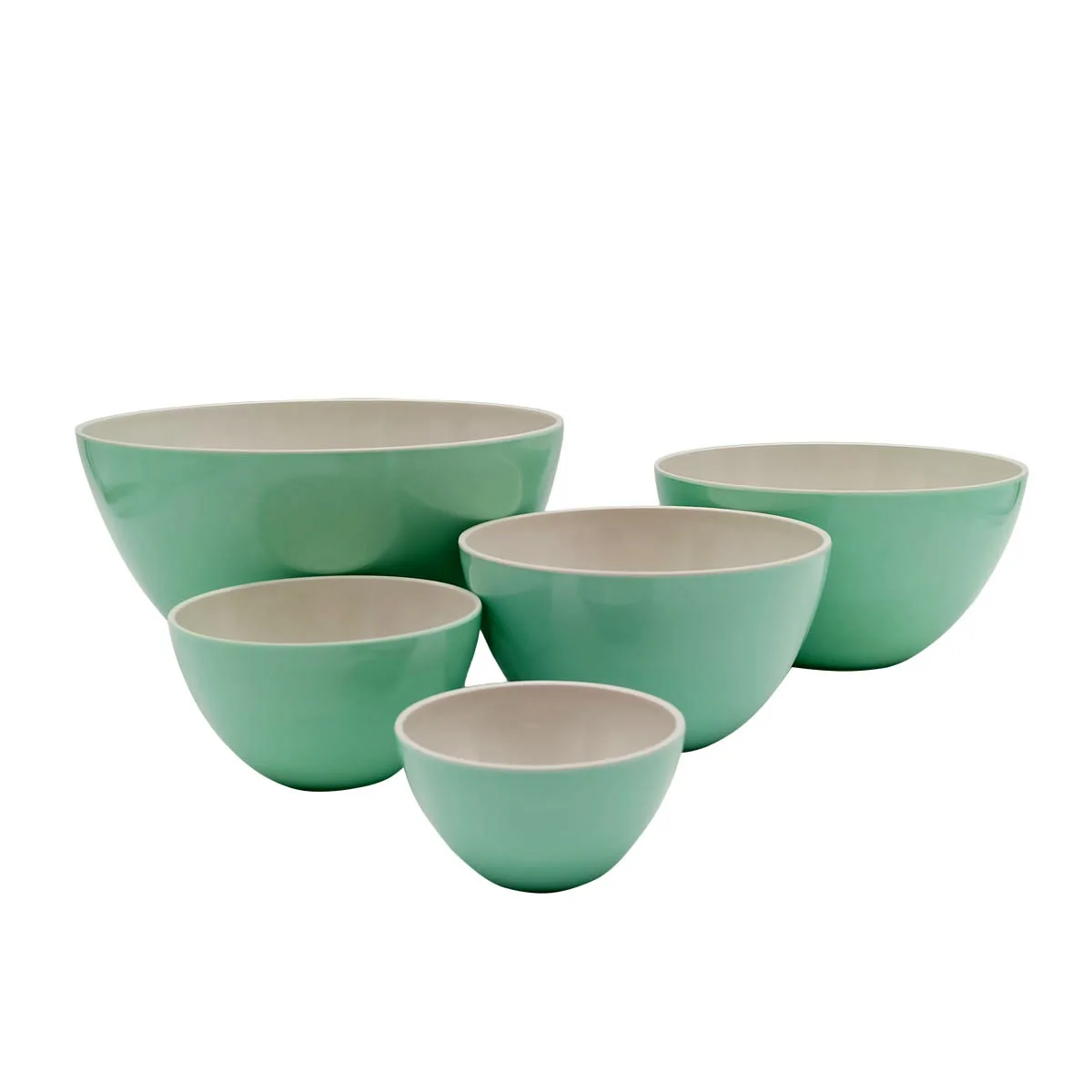 
durable unbreakable reusable high quality melamine food salad pasta cereal dessert serving bowl with lids 