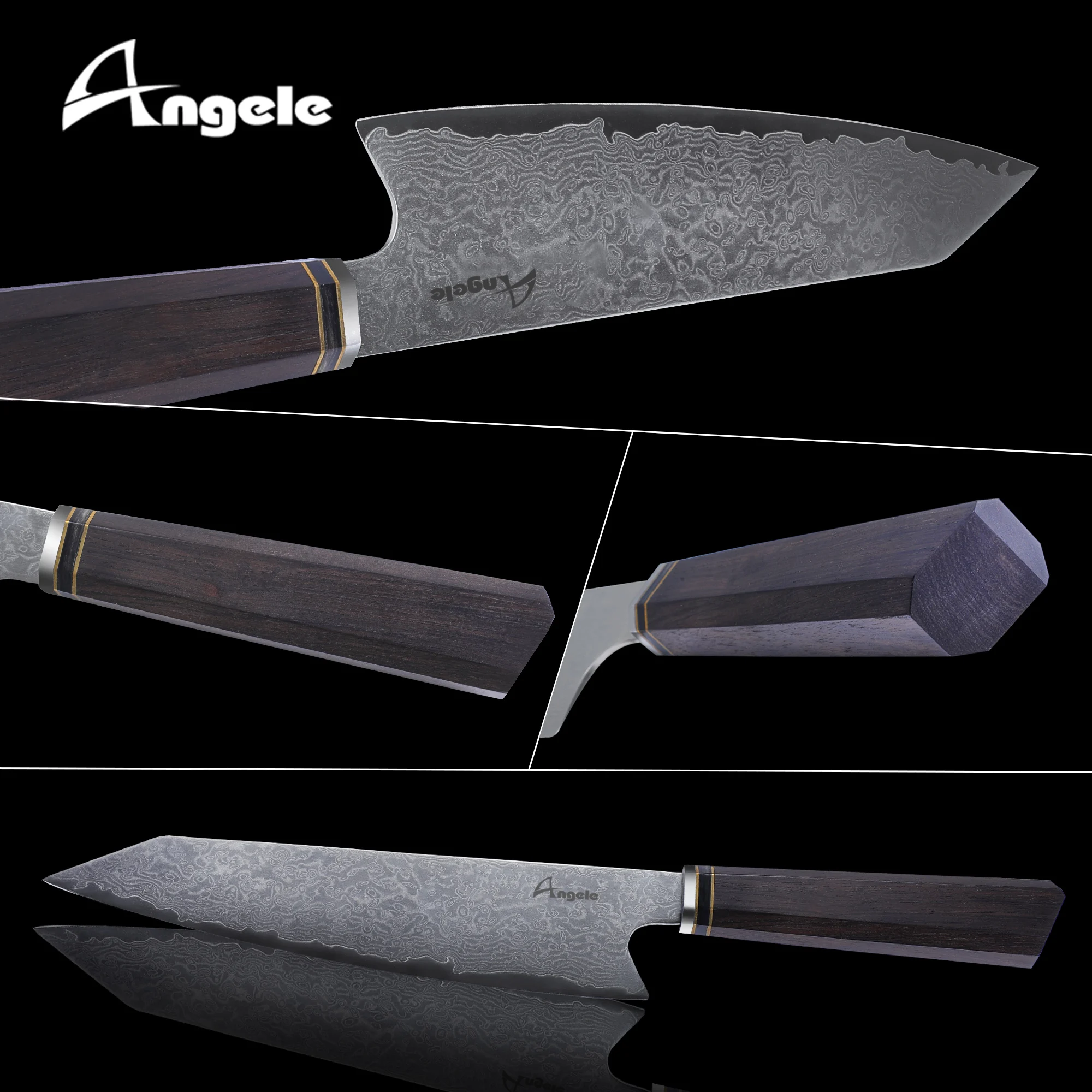 Fancy Japanese Chef Knife VG10 Chef Knife Damascus steel Kitchen Knife
