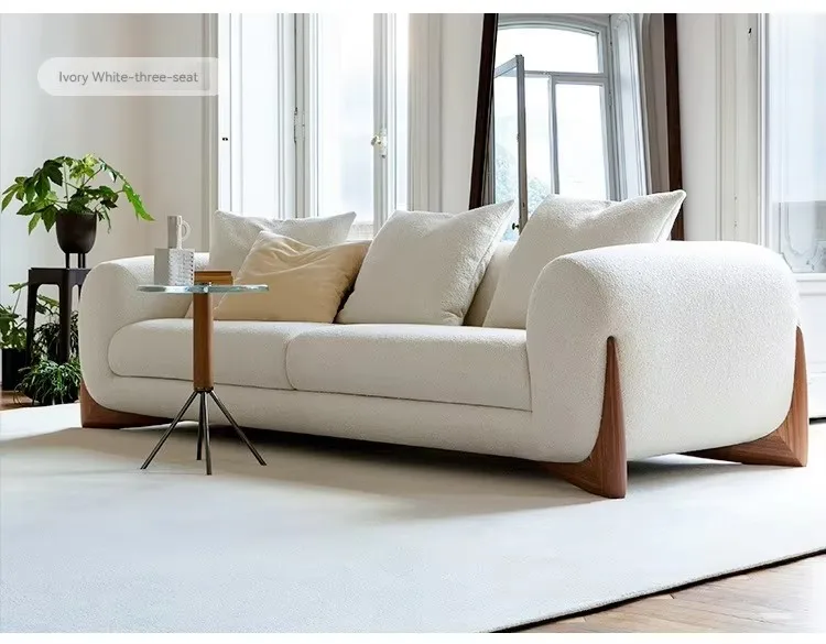 Sofa Living Room Double Seat Sofa Set Japanese Designer Living Room Furniture Factory Wholesale