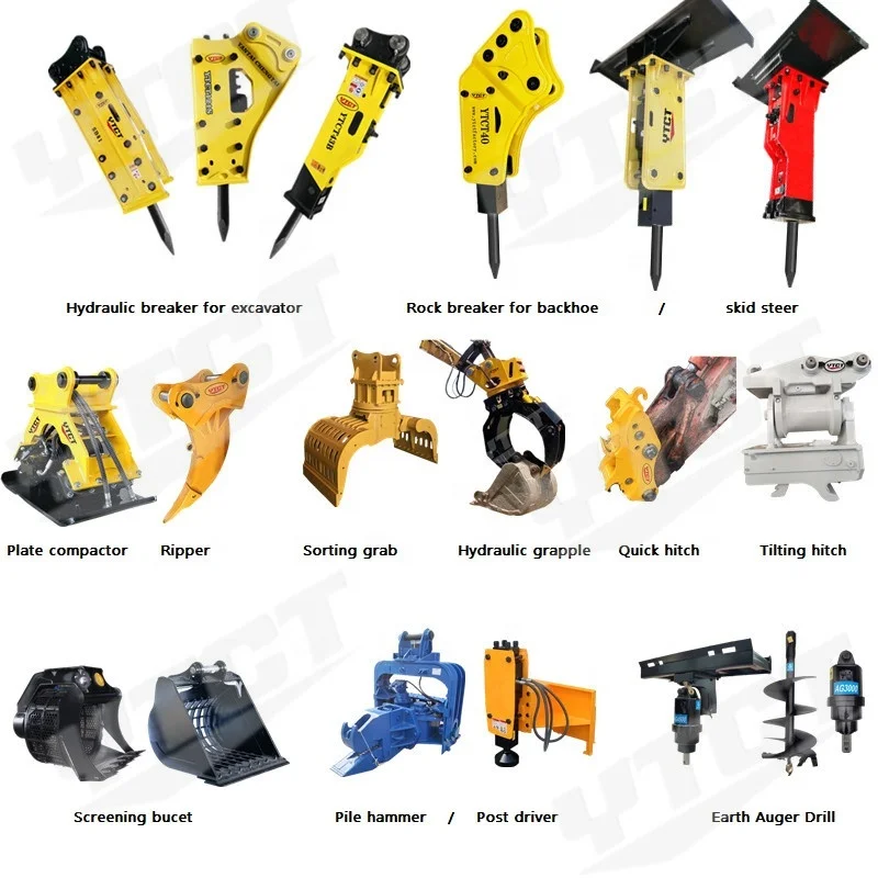 Excavator tilt rotating quick coupler hitch