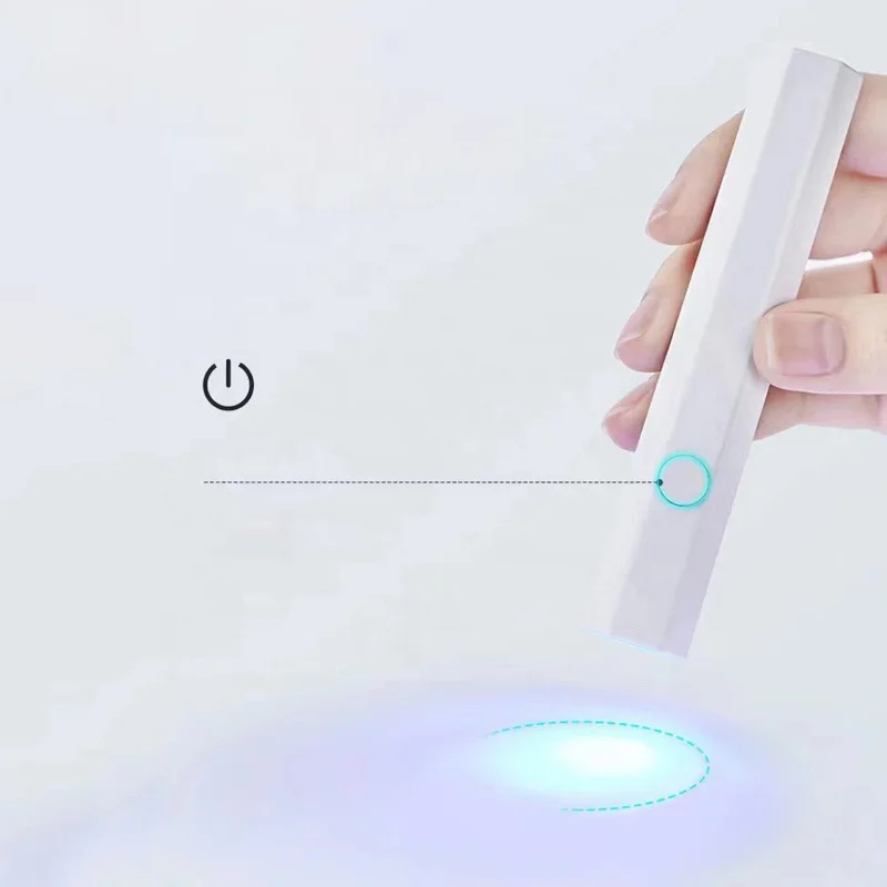 Rechargeable Nail Light Portable Small Handheld Gel Polish Led Nail Dryer Manufacturer Curing Mini UV Nail Lamp