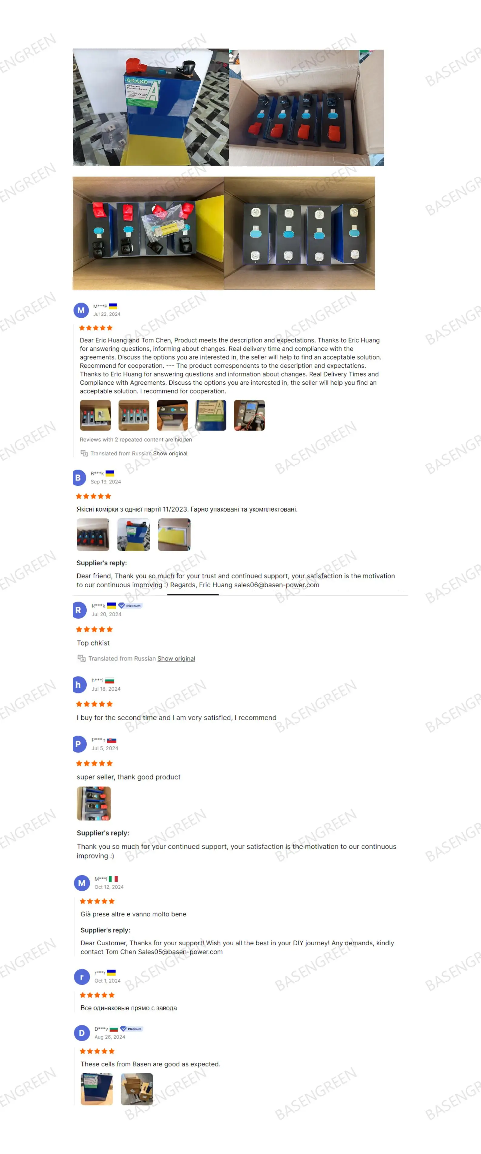 Shenzhen Basen батарея класса A + lifepo4 Diy 3 2 В 230ah 280ah 304ah 314ah 320ah Lifepo4 призматические литий-ионные батареи