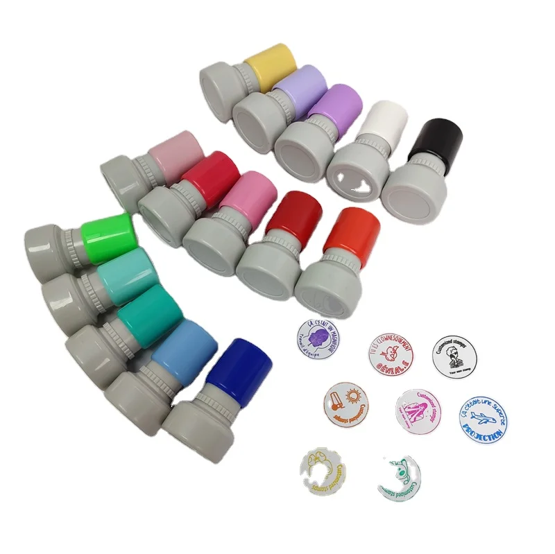 HA Series High Quality Clear Pattern Custom Cute Ctamp lOGO Personalized HA Flash Stamp