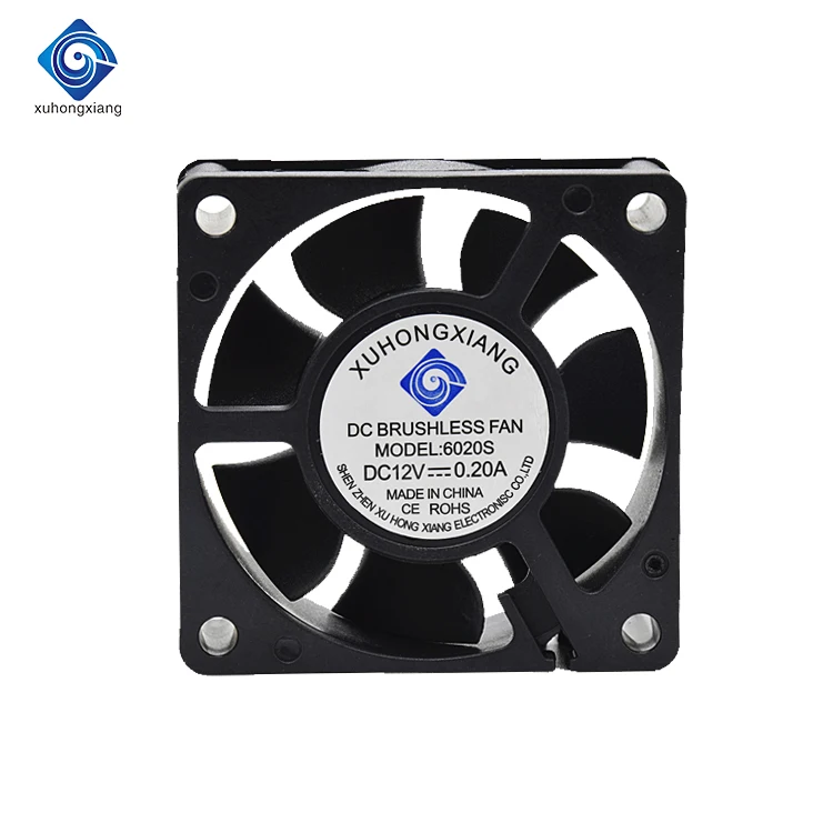Silent 60mm 60X60X20 mm 12V /24V/48V Dc Brushless Fan Axial Flow Cooling Fan 6020 Cooling Fan