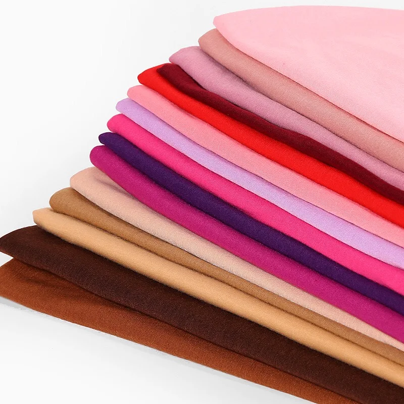 Custom made women hijab mercerized cotton muslim jersey scarf