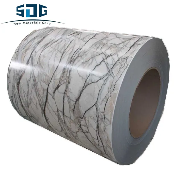 Raw material PPGL/CGCC prepaint galvalume steel coil carport roofing sheet metal for sale from Shandong