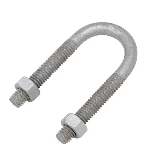 Made In China Bolts U Style  M10 M12 M14 M22  Hot-dip galvanized Stainless Steel U Bolts