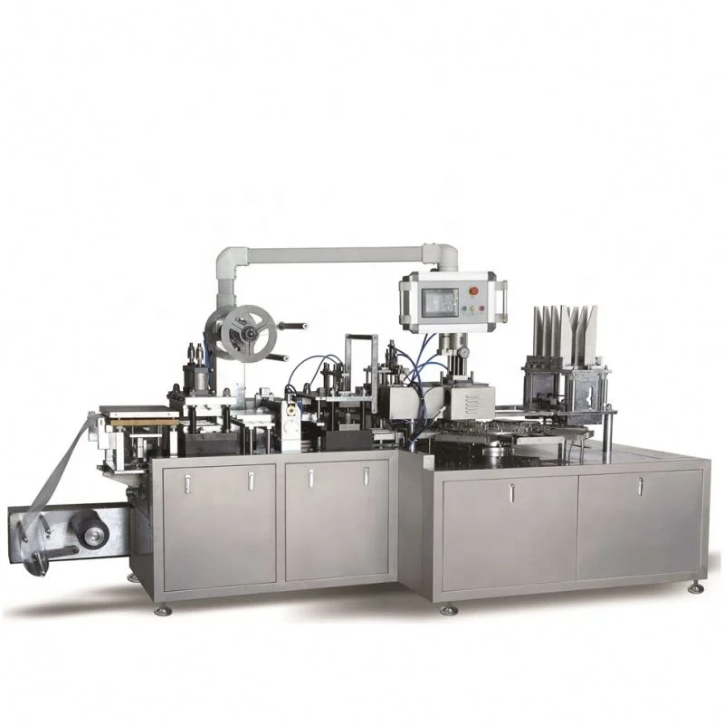 auto small heat sealing paper card plastic blister packing machine