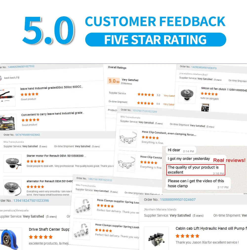 Single Ear Hose Clamps 304 Stainless Steel 6-33.1mm Stepless Cinch Rings Crimp Assortment Kit Ear Clamp Pincer for Securing Pipe