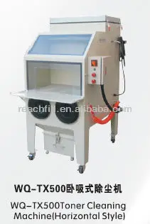 vacuum toner cartridge cleaning machine for recycle toner cartridges and toner bottles