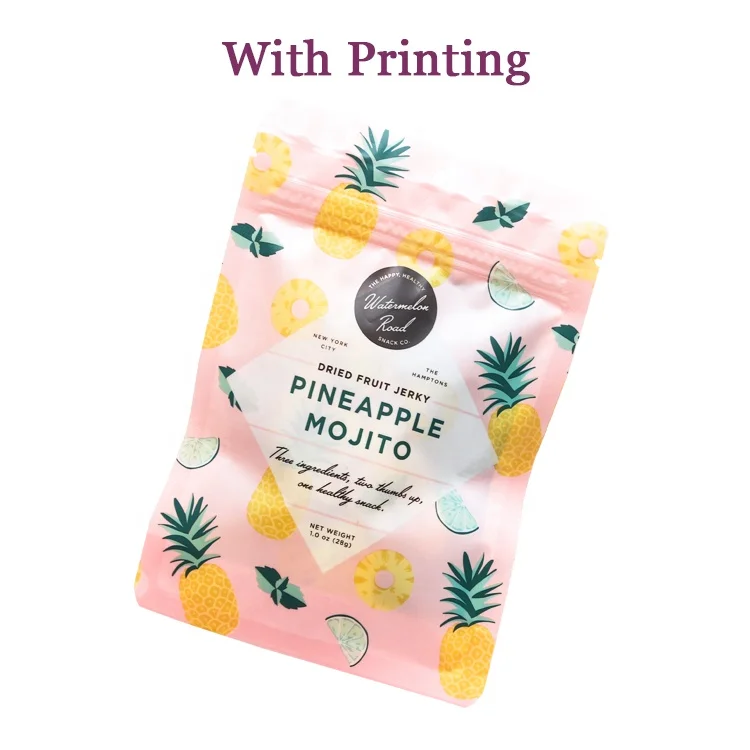 Resealable Zip lock Opaque Frosted Plastic Flat Bottom Packaging Pouch Zipper Bag