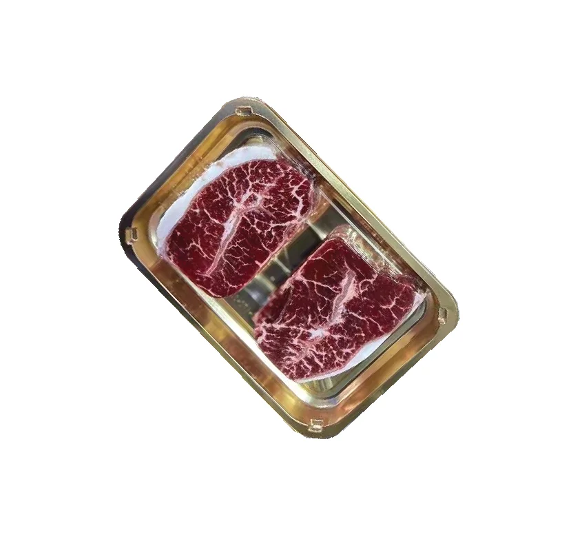 PP Easy peel skin tray Disposable plastic VSP food tray plastic skin dish vacuum skin packaging container VSP CARD