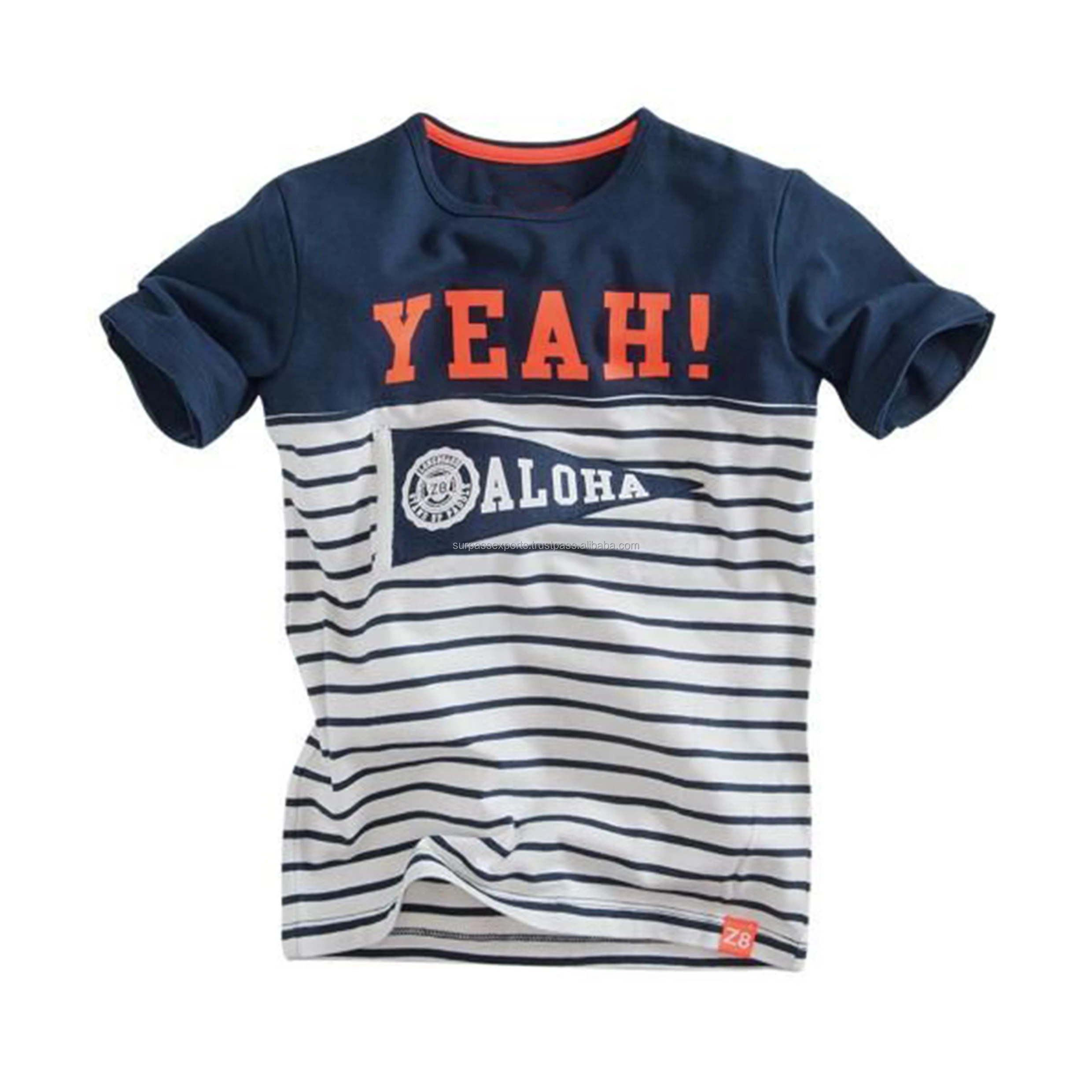Latest kids T shirt for boys with custom print at wholesale price