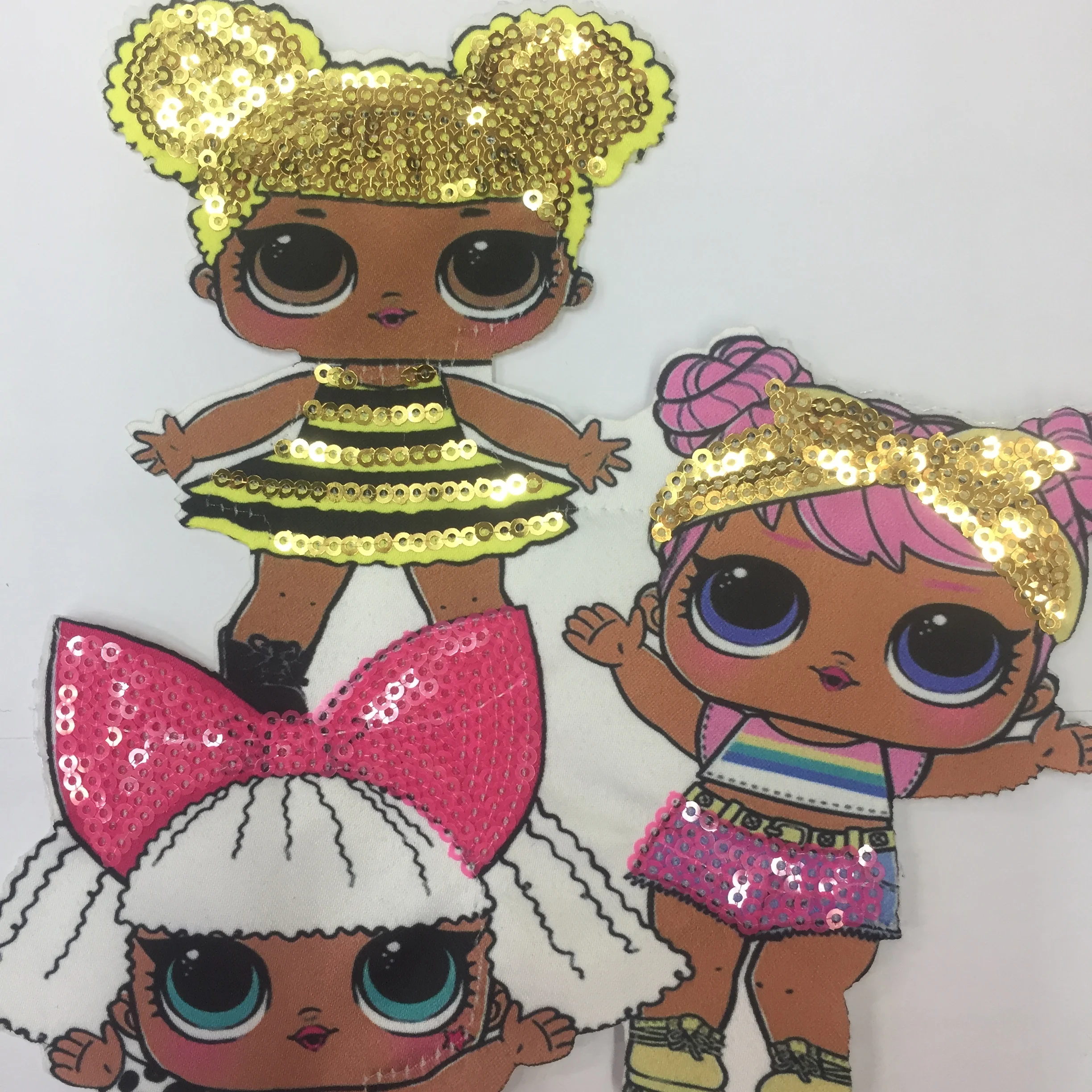 High quality wholesale new design popular sequin designs patches