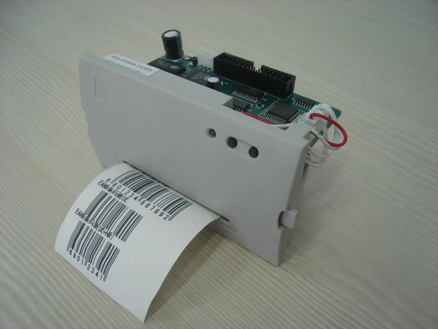 Portable 3 inch Dot-Matrix Thermal Receipt Embedded Micro Panel Printer RS232/TTL Optional