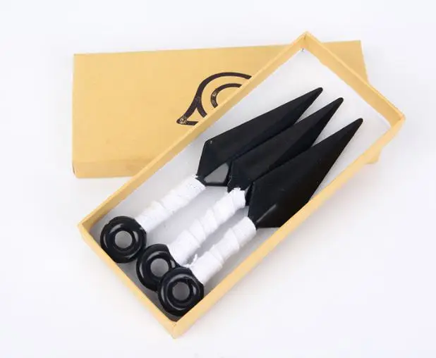 Ninja Tools Light ABS Weapon Metal Kunai  Shinobi Toy Cosplay Weapon Sword Figure Toys Model