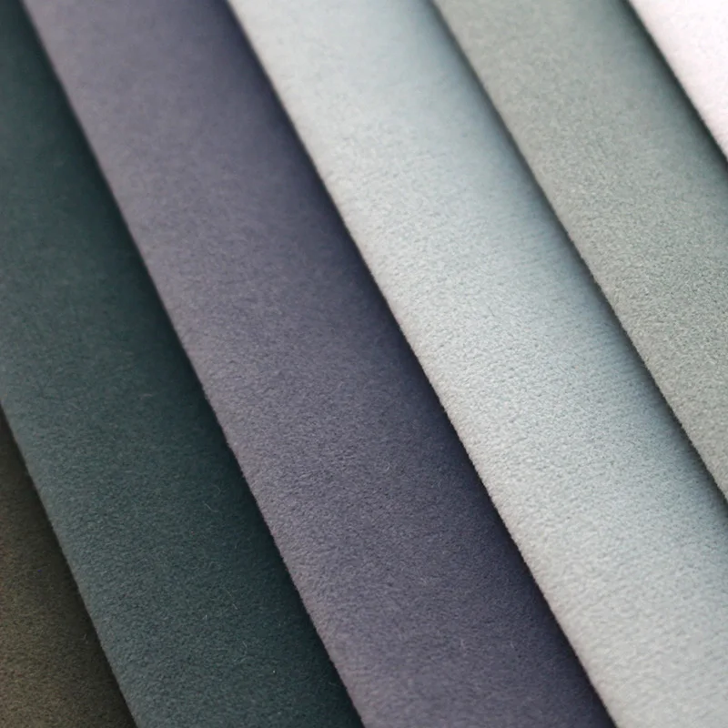 Latest Upholstery Fabric Baby Face Velvet Super Soft Plain Sofa Velvet Fabric For Furniture