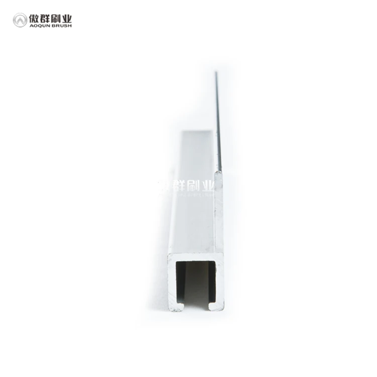 Customized Industrial Strip Brushes Machine Bristle Material Flexible Strip Brush For Door Elevator And Sealing Applications