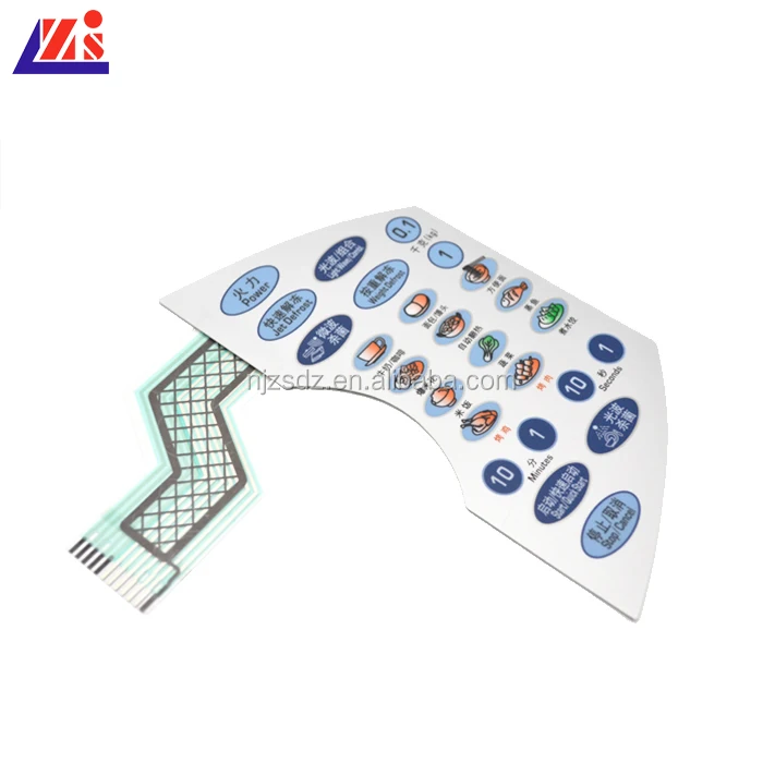 membrane switch Used in microwave oven
