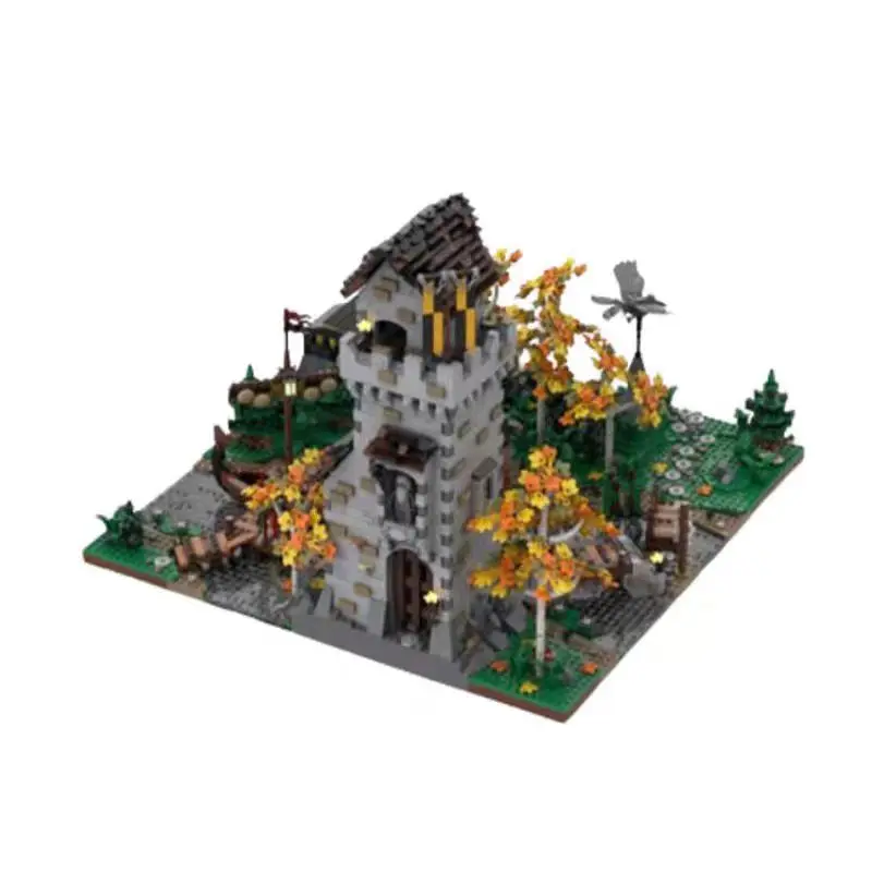Bebricks MOC-174900 большой замок строительные блоки 5638 шт. Кубики Игрушки с садом DIY модель здания для детей подарок