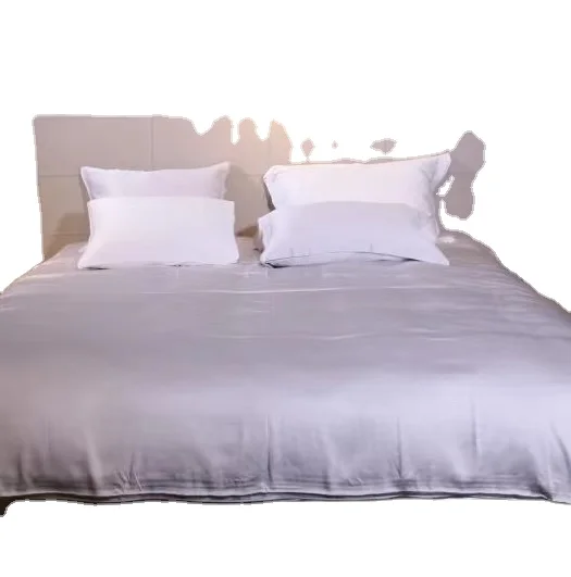 Роскошный однотонный индивидуальный высококачественный пододеяльник наволочка из 100% бамбукового волокна комплект пододеяльников