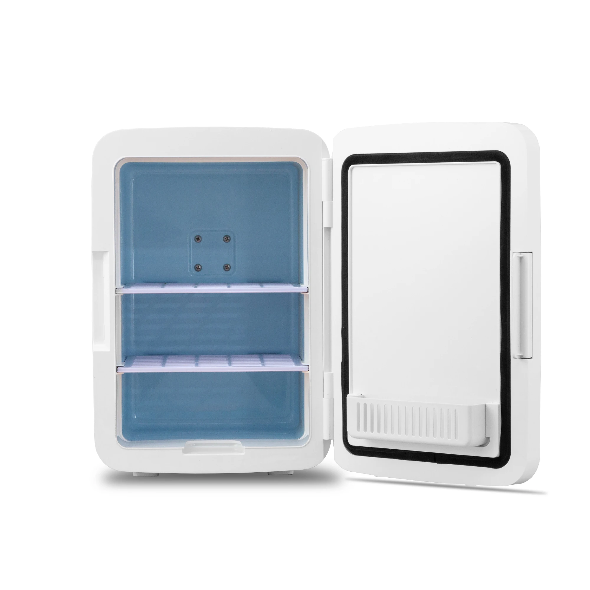 portable mini fridge cooler warmer with led mirror skincare refrigerator mini fridge 10 liter